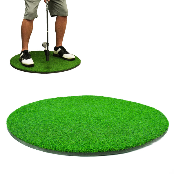 Grass matt in center of photo