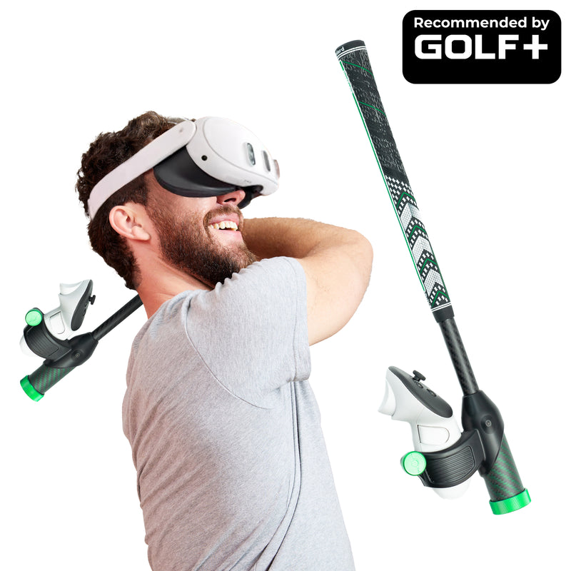DriVR Elite Mini -  Adjustable VR Weighted Golf Club Handle Accessory - Compatible with Quest 2, 3/3s, and Pro