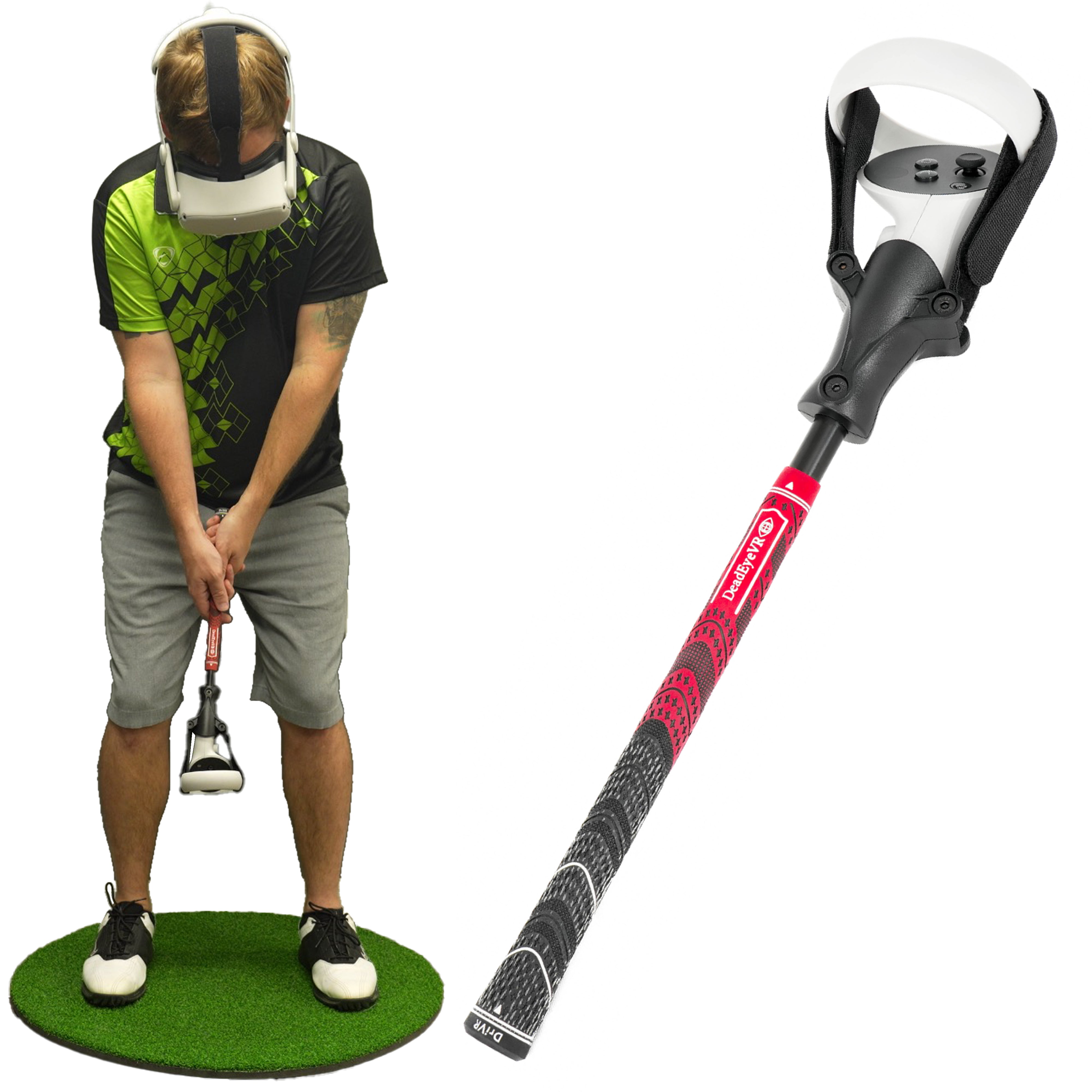 DriVR - VR Golf Club Handle Accessory - Rift S, Meta Quest / Quest 2