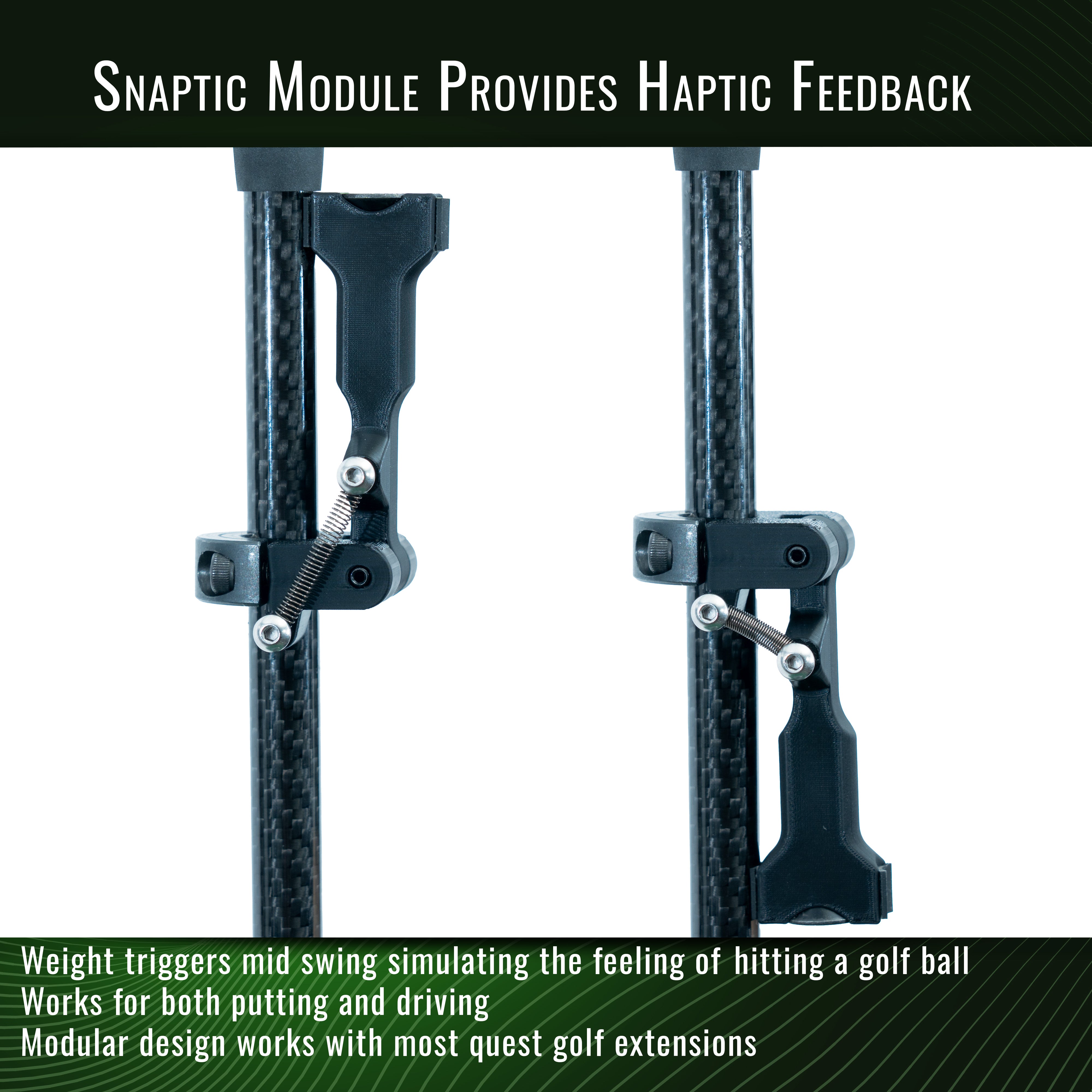 Image showing how the Snaptic module provides haptic feedback