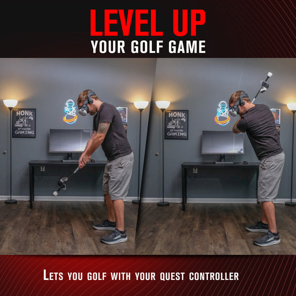 DriVR Pro 3 Adjustable VR Weighted Golf Club Handle Golfing Putter A