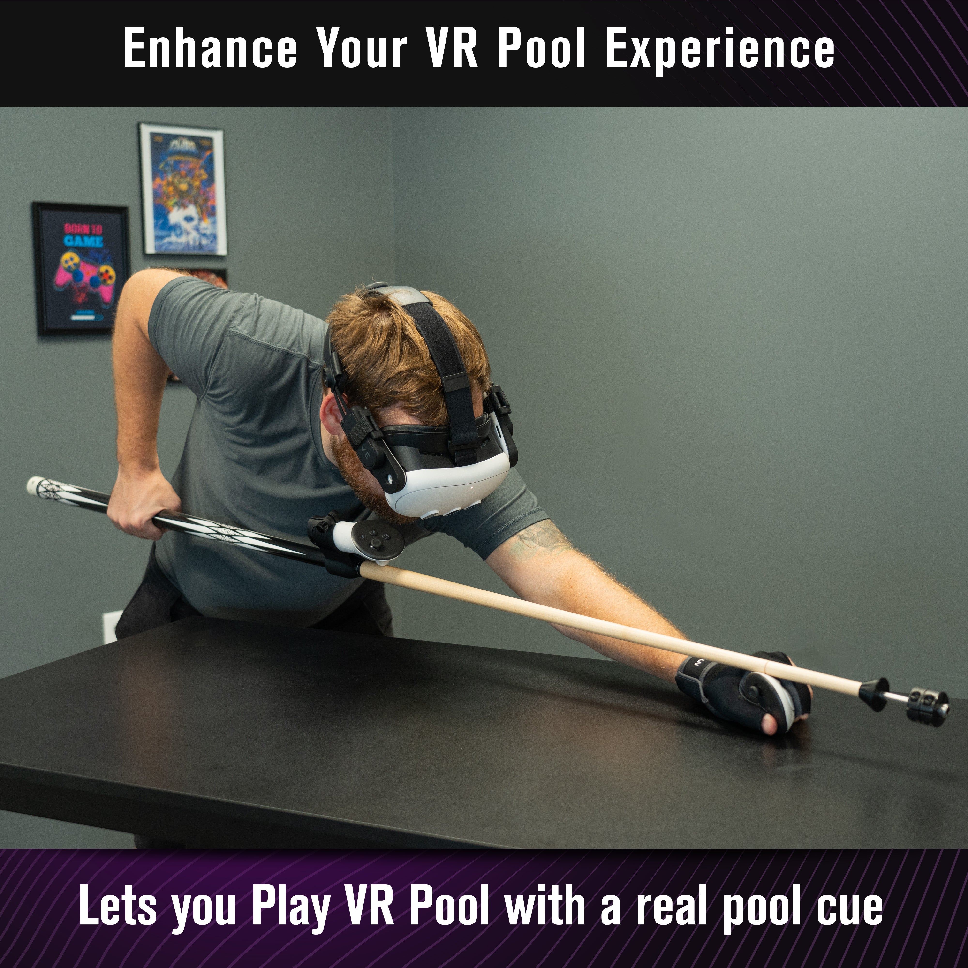MasterBreaker - Haptic VR Pool Cue for Miracle Pool and Other Billiard ...