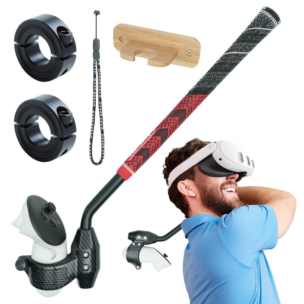 DriVR Ace - VR Golf Club Handle Accessory - Compatible with Quest