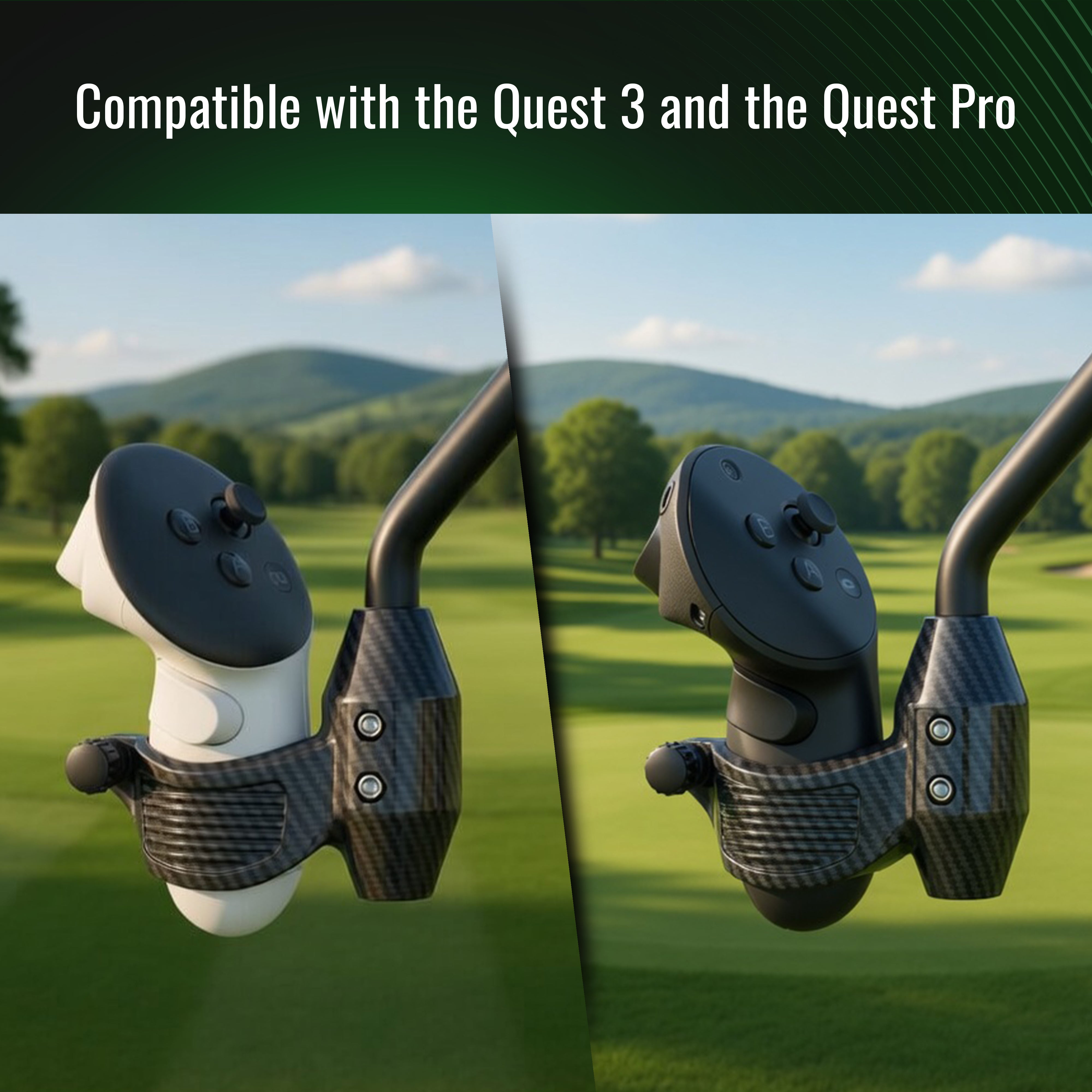 Drivr Rugwr1 DriVR Ace - VR Golf Club Handle Accessory - Compatible with Quest 3/3s ...