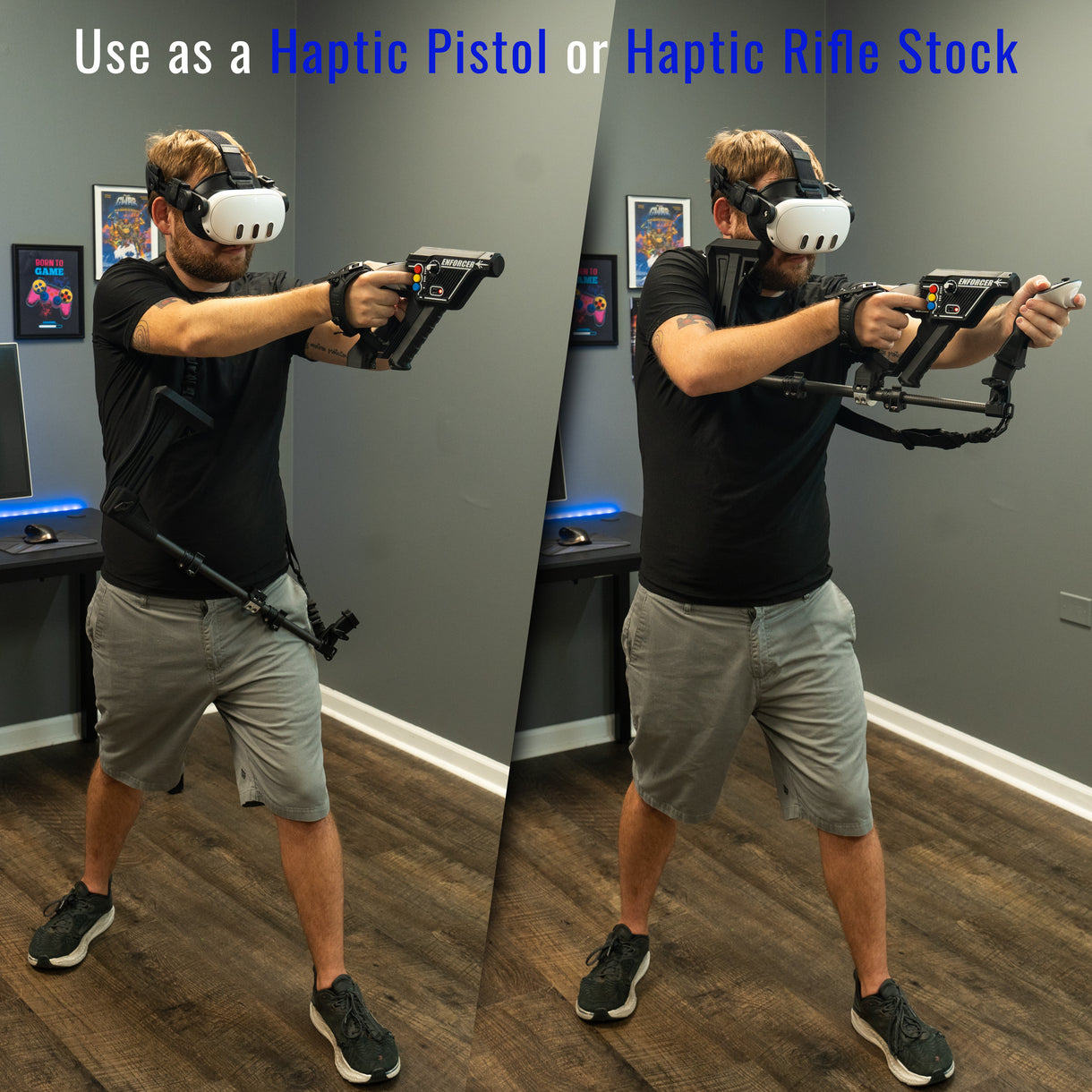 Enforcer Haptic Rifle Stock - Haptic Rifle Stock and Pistol Accessory ...