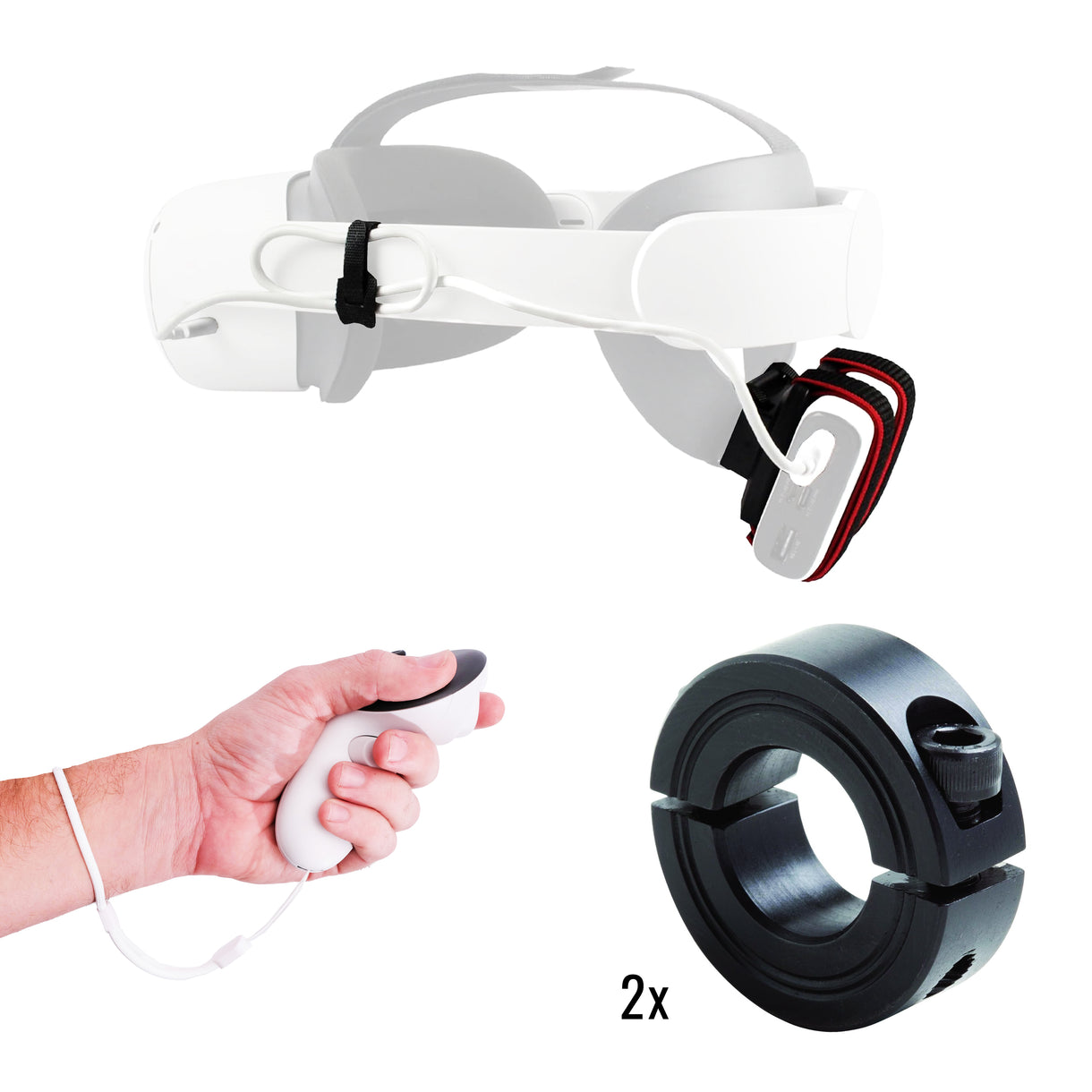 DriVR Elite - Adjustable VR Weighted Golf Club Handle Accessory - Comp ...